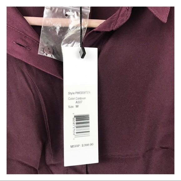 NWT Parker Vine Cordovan Embroidered Dress Size Medium - Picture 9 of 9